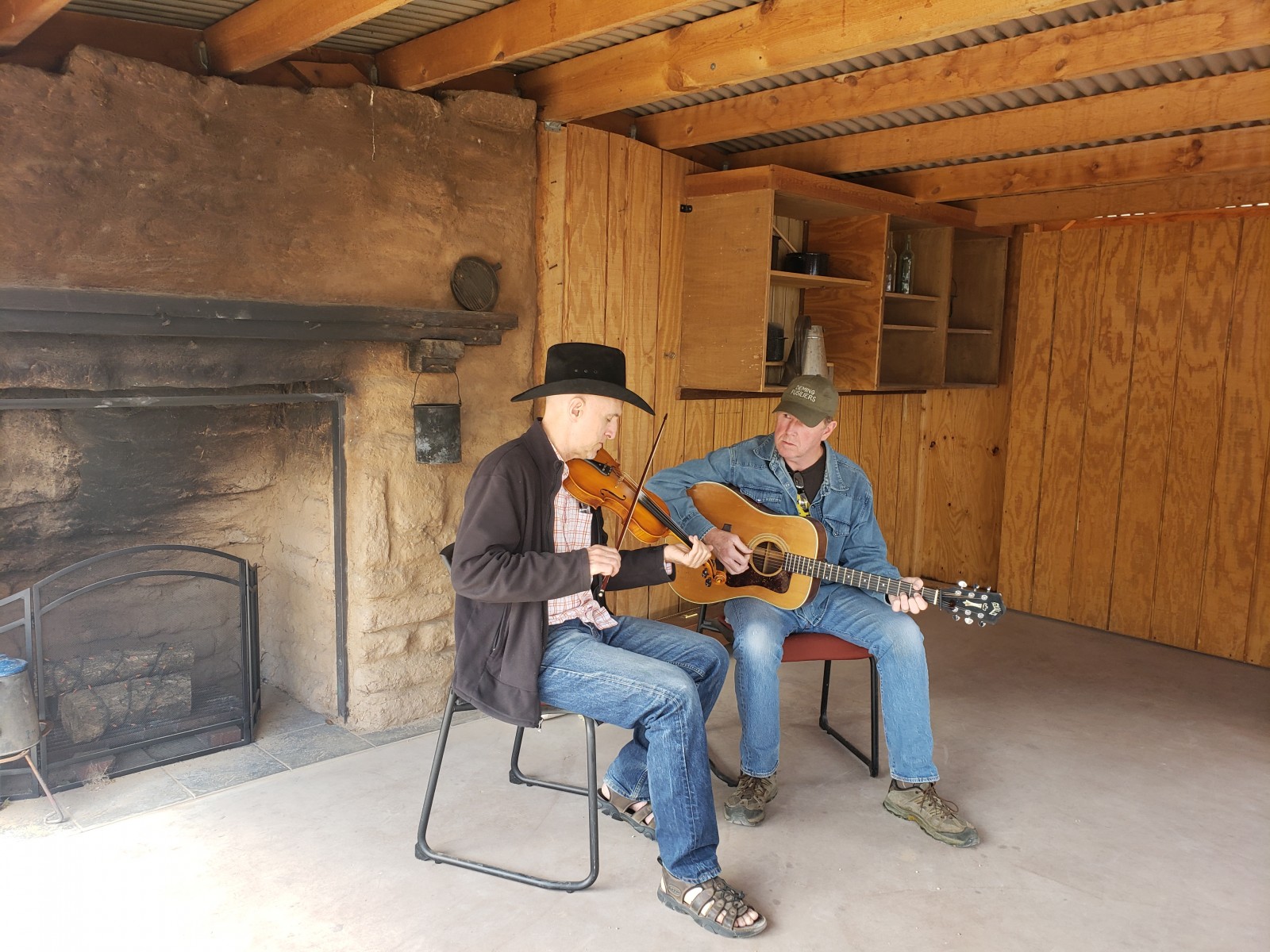 The Deming Fusilliers perform during a special event at Fort Selden Historic Site.