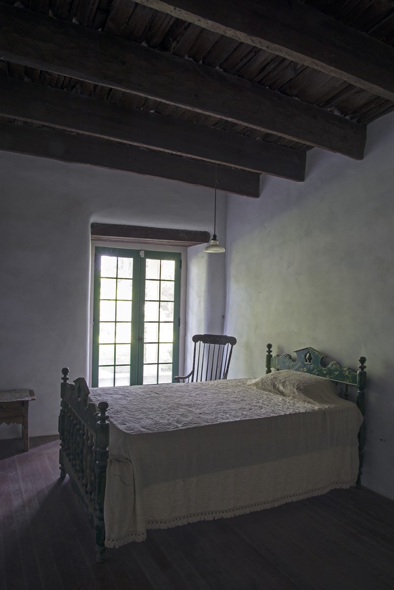 Garden bedroom in the Lucero Hacienda - Photo by Gene Peach