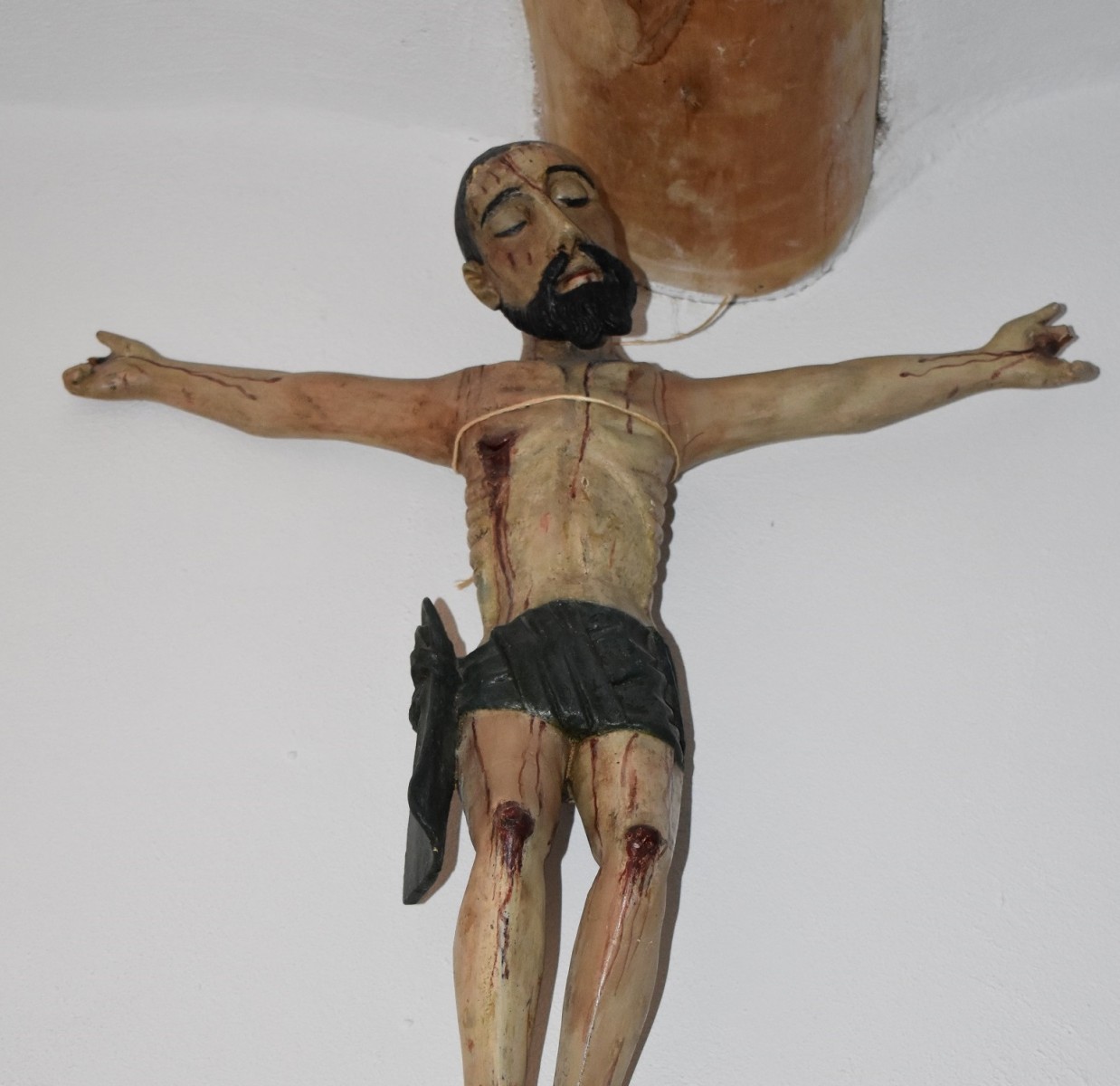 Artist Unknown. Crucifix. Wood. Collection, Taylor-Mesilla Historic Property.