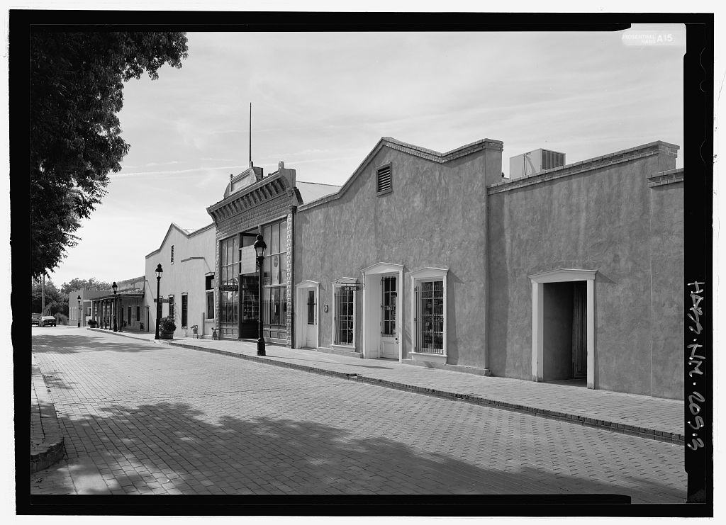 The Taylor-Mesilla Historic Property, circa 1970s. Taken for the Historic American Building Survey.