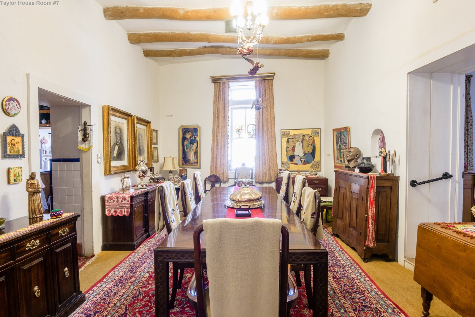 The Dining Room in the Taylor-Mesilla Historic Property. Photo by Tom Conelly.