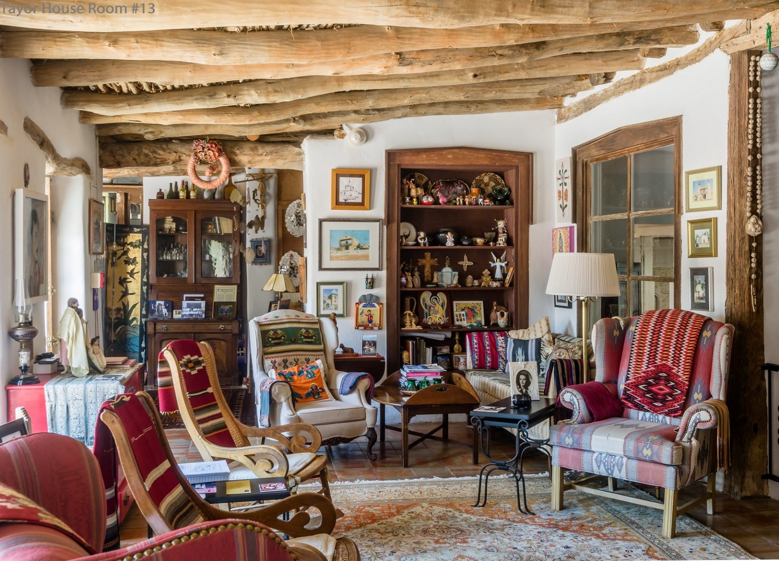 The Sala Grande of the Taylor-Mesilla Historic Property. Photo by Tom Conelly.