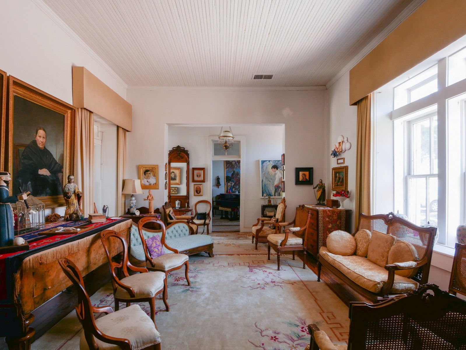The Sala of the Taylor-Mesilla Historic Property. Photo by Tom Conelly.