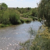 Pecos River can be seen along the Pecos River Nature Trail at Bosque Redondo.