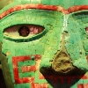 Teotihuac?n Inlaid Mask, replica.