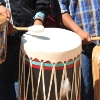 Jemez drummers during Pueblo Independence Day.